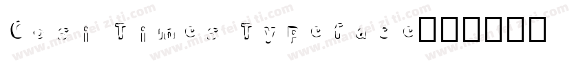 Cosi Times Typeface字体转换